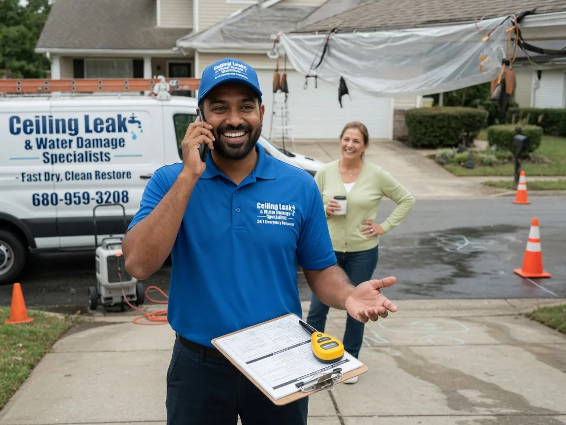 Ceiling Leak Cleanup Huntington, AR FAQs